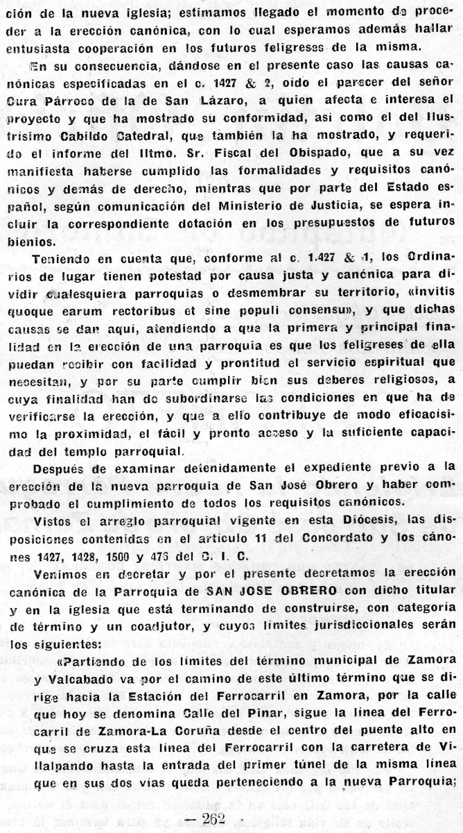 Decreto de erección - 2