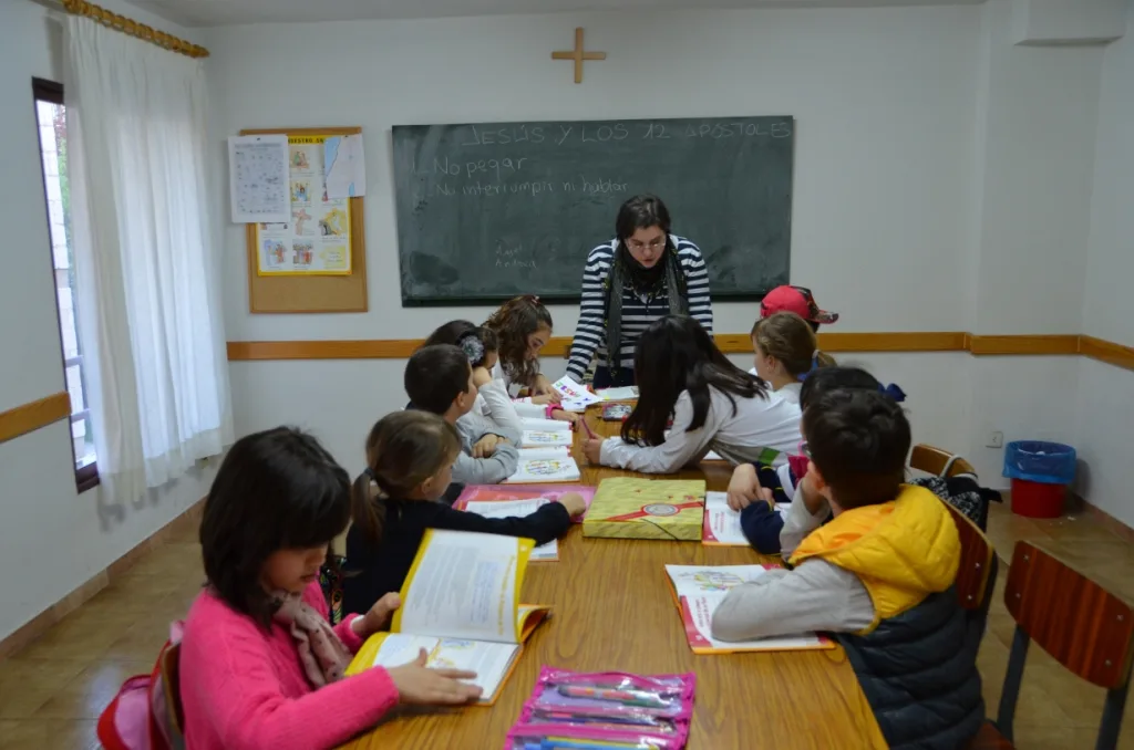 Sesión de catequesis en Zamora