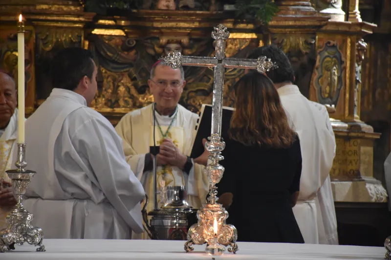La iglesia de San Andrés reúne al presbiterio zamorano en torno a la Misa Crismal