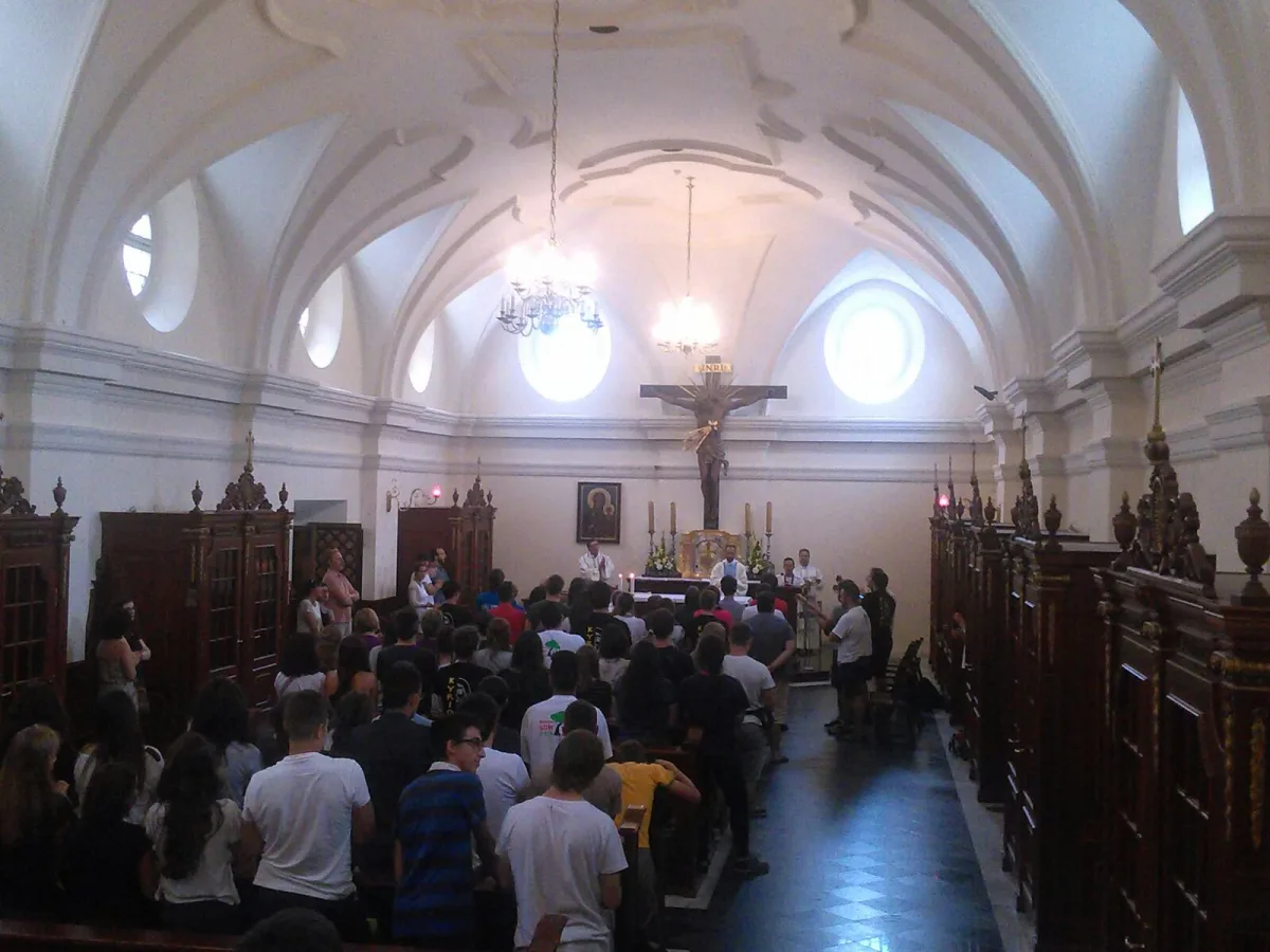 Grupo neocatecumenal en Jasna Gora