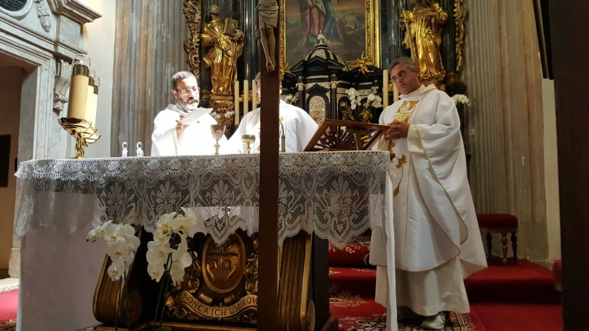 Misa del grupo en Cracovia