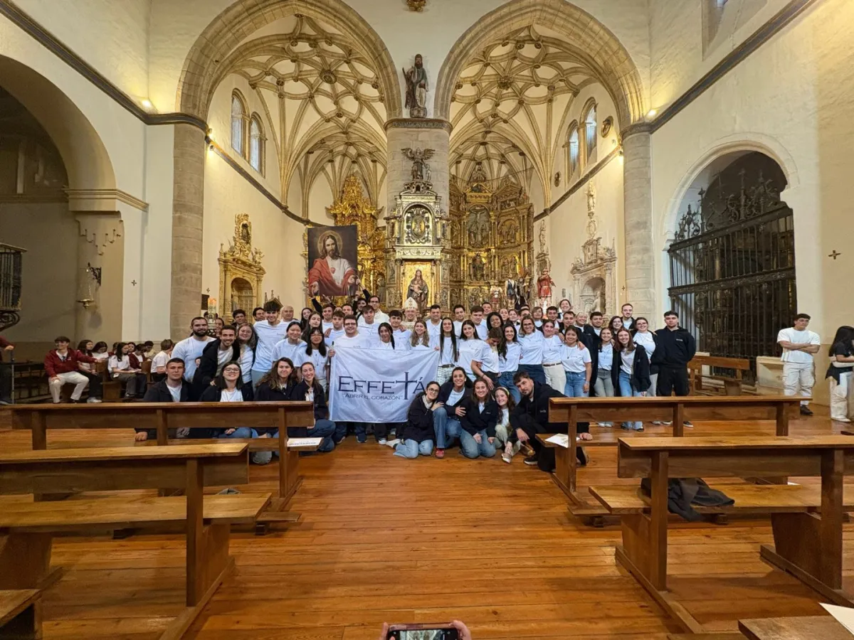 El obispo, Fernando Valera, invita a los jóvenes de Effetá a abrirse al amor de Dios