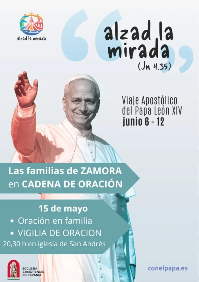 Zamora se prepara para la visita del Papa León XIV a España