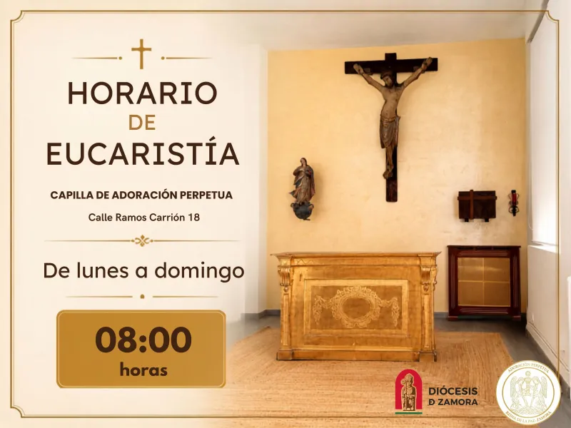 Zamora inaugura este domingo la Capilla de Adoración Perpetua Reina de la Paz