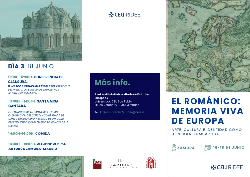 Zamora acogerá en junio el curso “El románico: memoria viva de Europa”