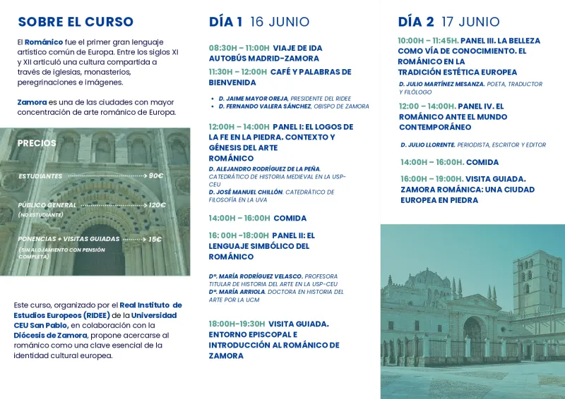 Zamora acogerá en junio el curso “El románico: memoria viva de Europa”