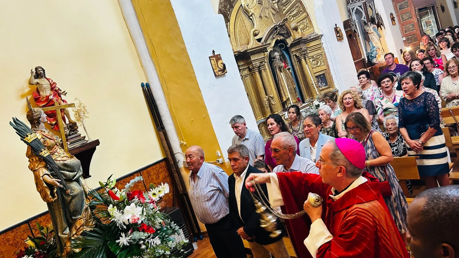 La parroquia de Prado recupera, tras 27 años, la procesión de Santa Marina