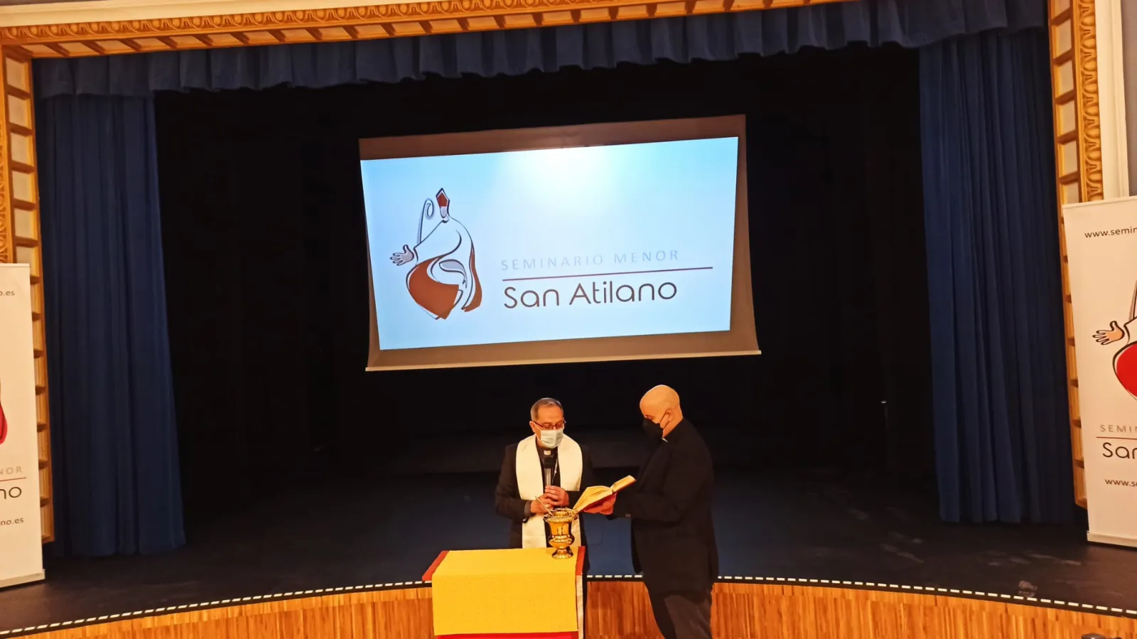 Bendición del nuevo salón de actos del Seminario