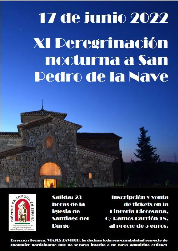 XI peregrinación nocturna a San Pedro de la Nave