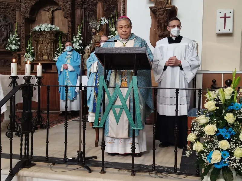 Bernardito Auza, nuncio de Su Santidad el Papa, preside en Villalpando la fiesta de la Inmaculada