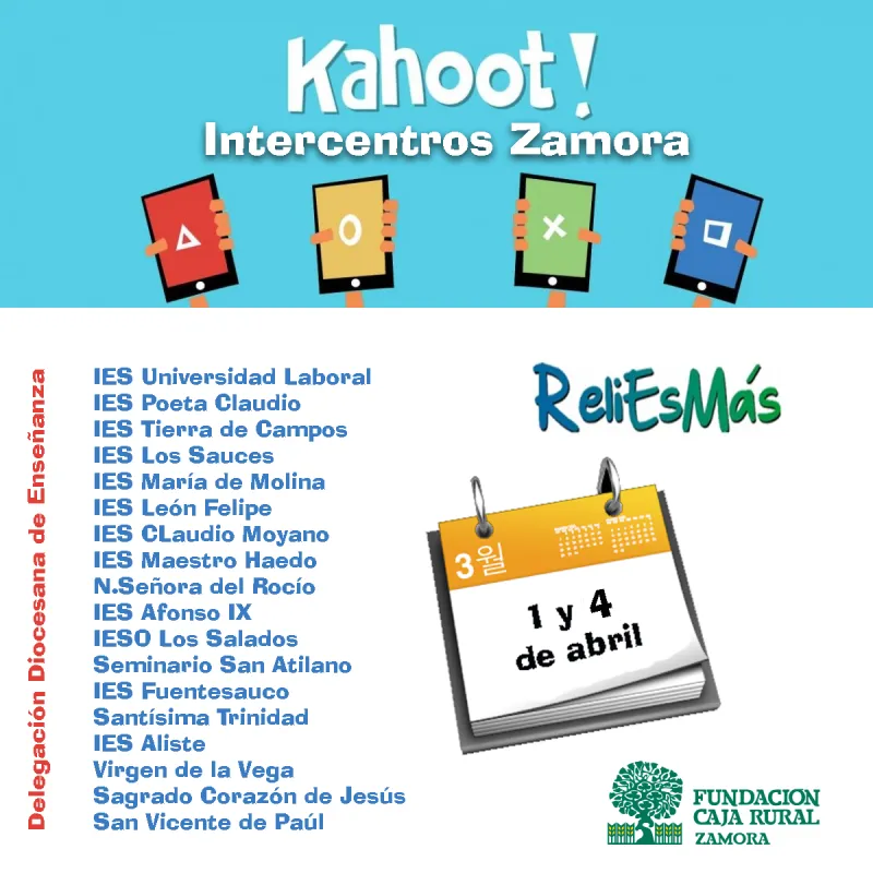 Una competición Kahoot en clase de Religión