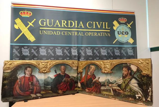 Tablas del retablo mayor de Barcial del Barco