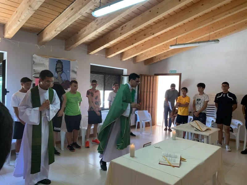 18 chavales buscando respuestas desde la fe: El seminario concluye su primer campamento vocacional.