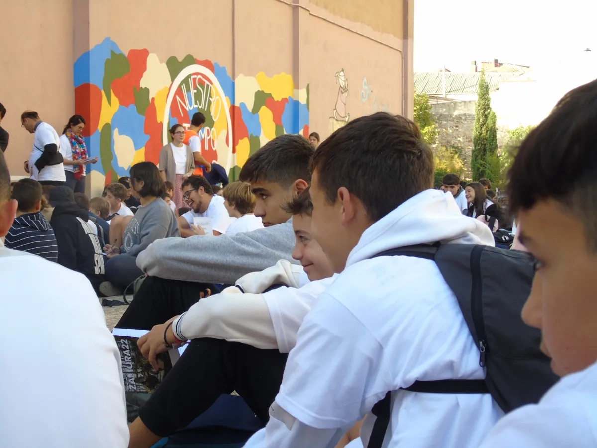 500 jóvenes de Getafe y Zamora peregrinan a La Hiniesta