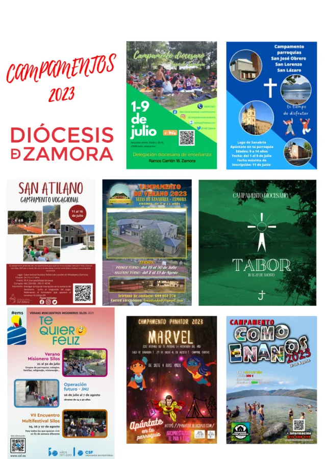 Campamentos con inscripción abierta VERANO 2023