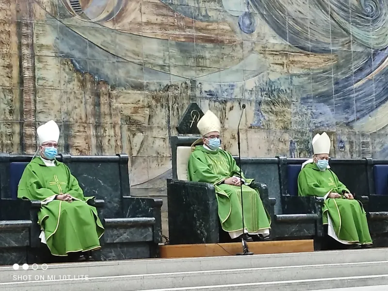 Monseñor Valera asiste a la despedida del obispo de Braganza