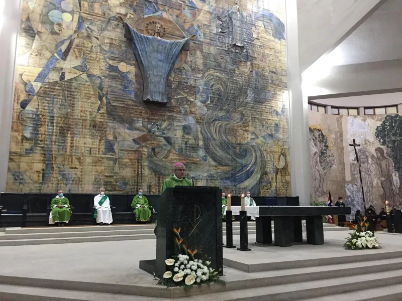 Monseñor Valera asiste a la despedida del obispo de Braganza