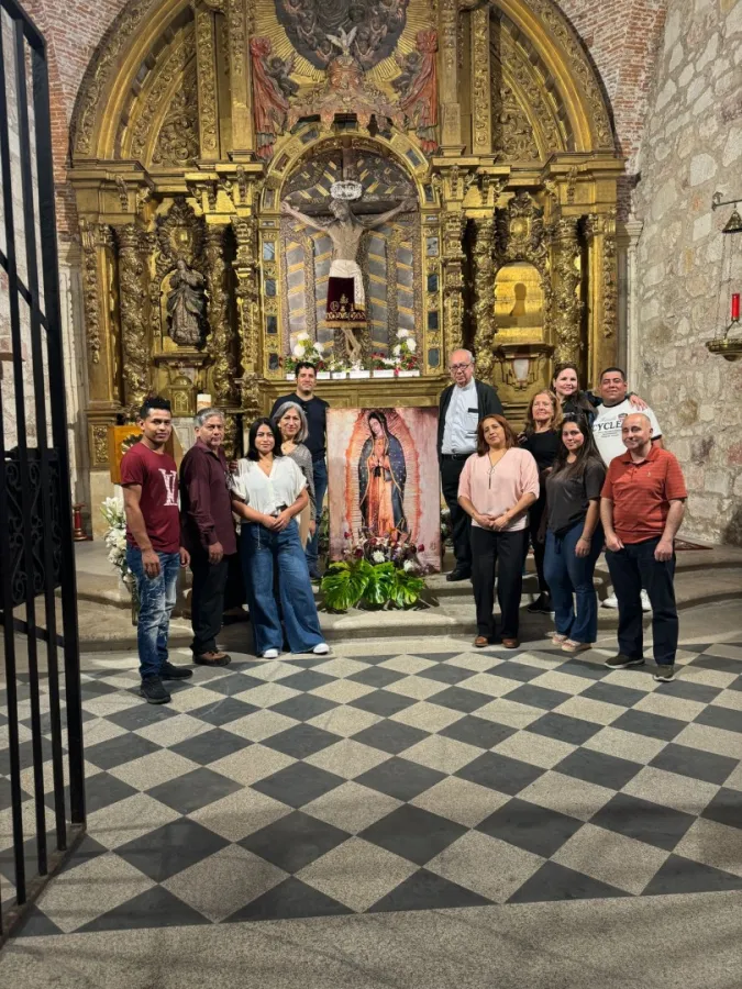 La virgen de Guadalupe, en los muros de la ermita del Cristo de Morales