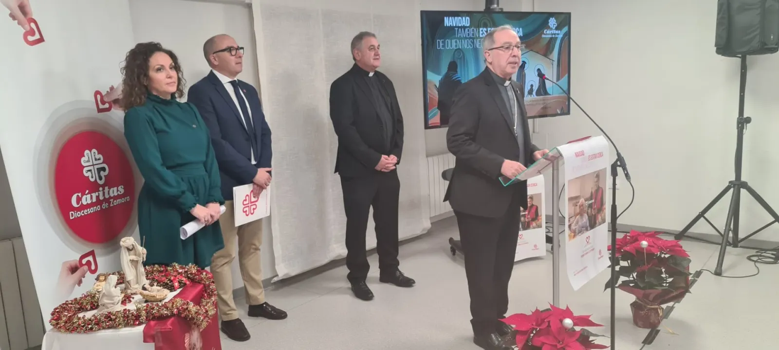 Cáritas Diocesana de Zamora cerca de quien lo necesita también en Navidad