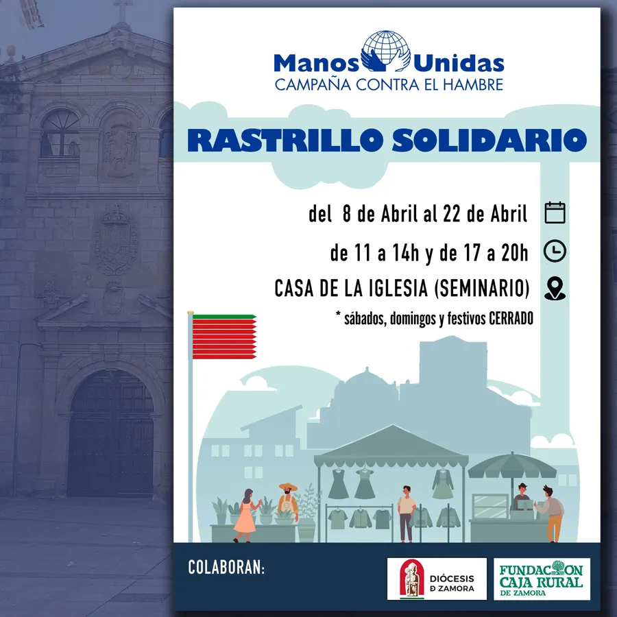 Manos Unidas prepara su rastrillo solidario para Semana Santa