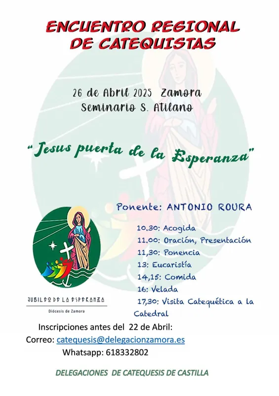 Zamora acogerá el Encuentro Regional de Catequistas