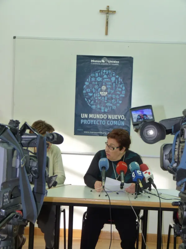 Presentación de la campaña de Manos Unidas en rueda de prensa