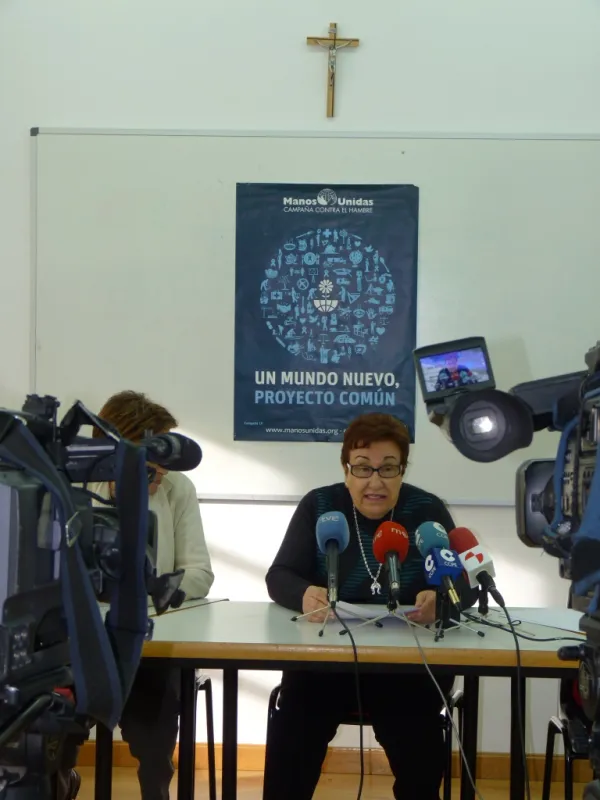 Presentación de la campaña de Manos Unidas en rueda de prensa