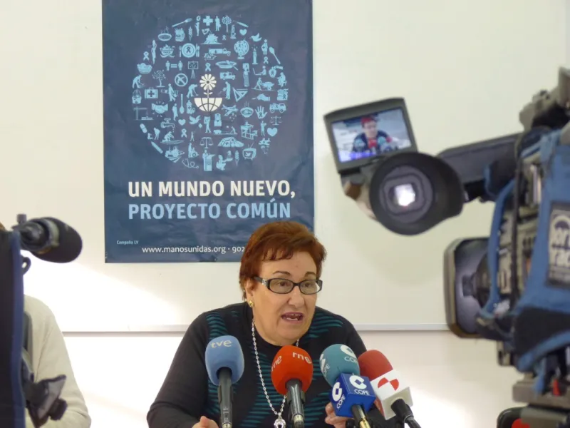 Presentación de la campaña de Manos Unidas en rueda de prensa
