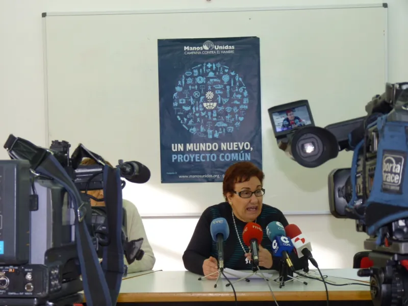 Presentación de la campaña de Manos Unidas en rueda de prensa