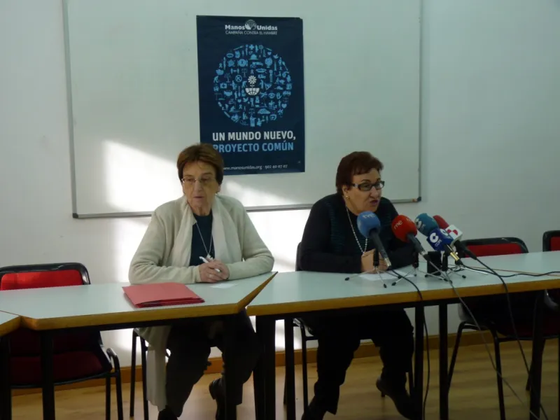 Presentación de la campaña de Manos Unidas en rueda de prensa