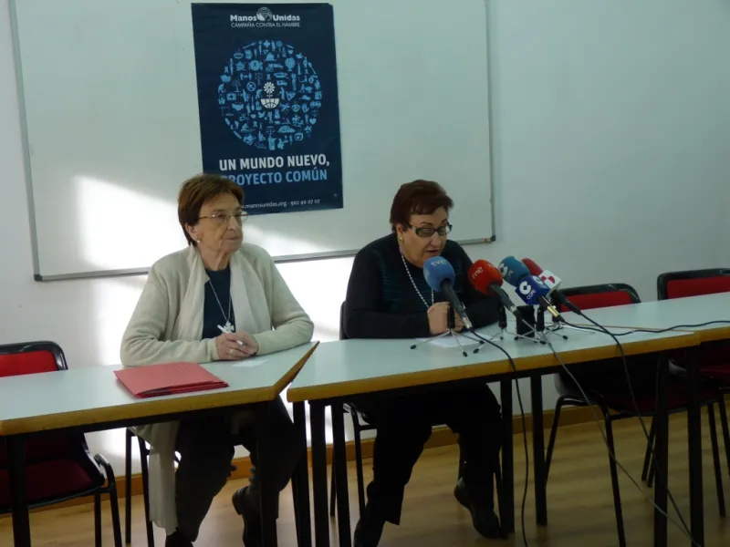 Presentación de la campaña de Manos Unidas en rueda de prensa