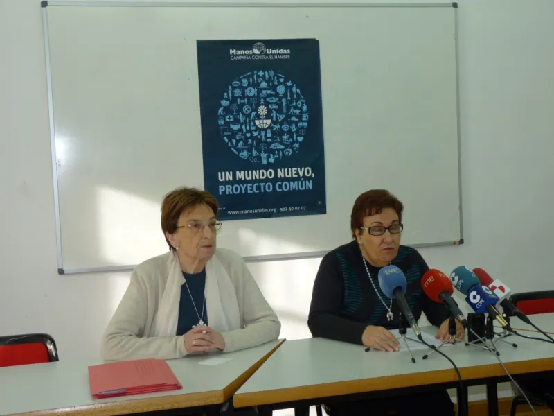 Presentación de la campaña de Manos Unidas en rueda de prensa