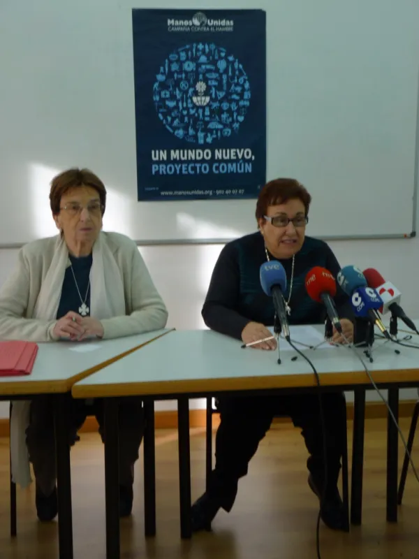 Presentación de la campaña de Manos Unidas en rueda de prensa
