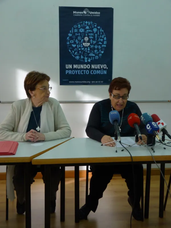 Presentación de la campaña de Manos Unidas en rueda de prensa