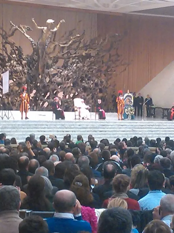 Momento de la audiencia