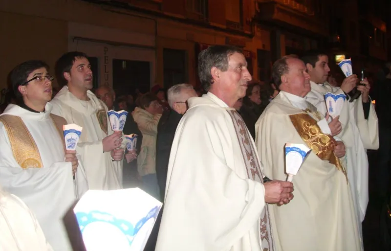 Procesión de la Virgen de Lourdes
