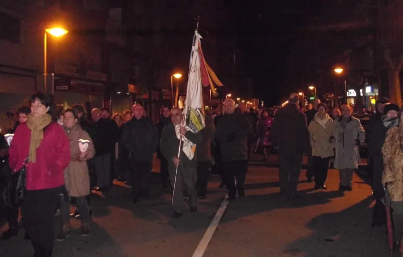 Procesión de la Virgen de Lourdes