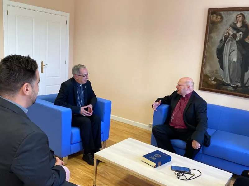 Monseñor Valera recibe al obispo de la Iglesia Española Reformada Episcopal
