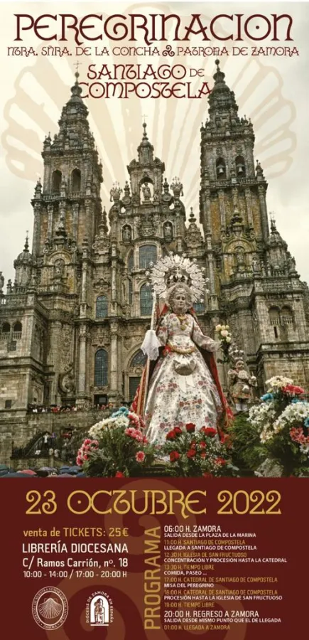 La Concha peregrina a Santiago junto a los zamoranos