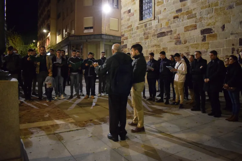 EL CORO SAN ALFONSO DE ZAMORA HOMENAJEA A SU DIRECTOR
